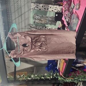 Light pink top for work with ruffles Size small